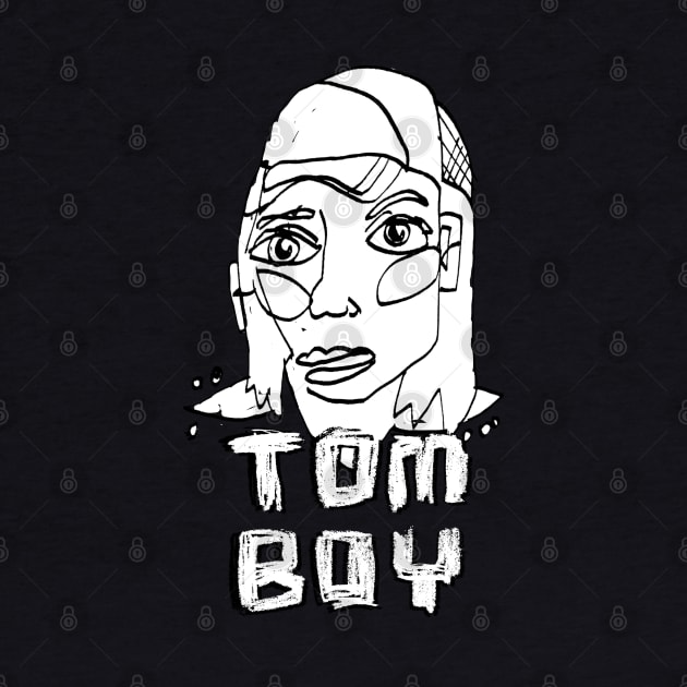 Baseball Cap Tomboy Girl by badlydrawnbabe